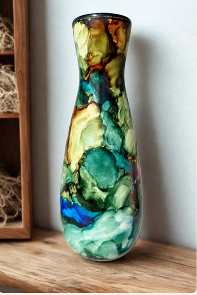 Turquoise Depths Vases
