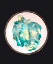 Alcohol Ink on Wood