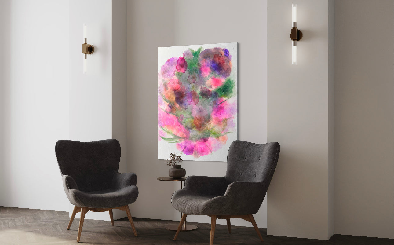 Spring Bouquet on Canvas